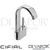 Cifial 32401M3 U Techno M3 Mono Basin Tap Spare Parts